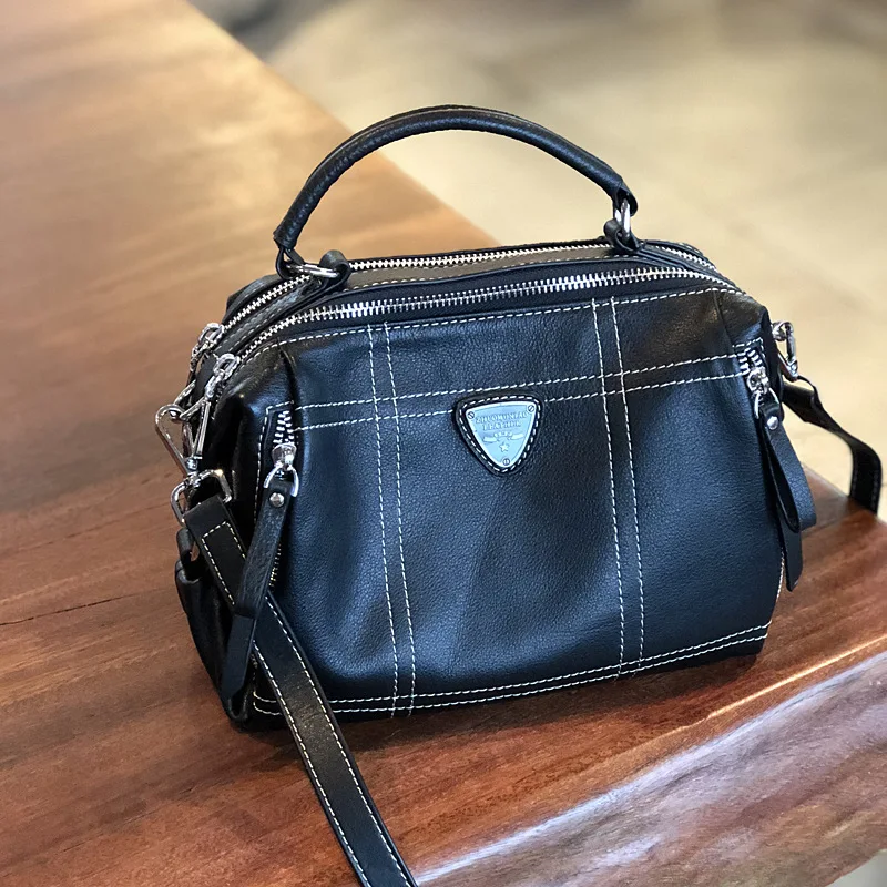 Soft Layers Cowhide Leather Best Lap Tide Han Edition Temperament Fashion Women Bag Leisure Classic Lady Shoulder Bags
Soft Layers Cowhide Leather Best Lap Tide Han Edition Temperament Fashion Women Bag Leisure Classic Lady Shoulder Bags