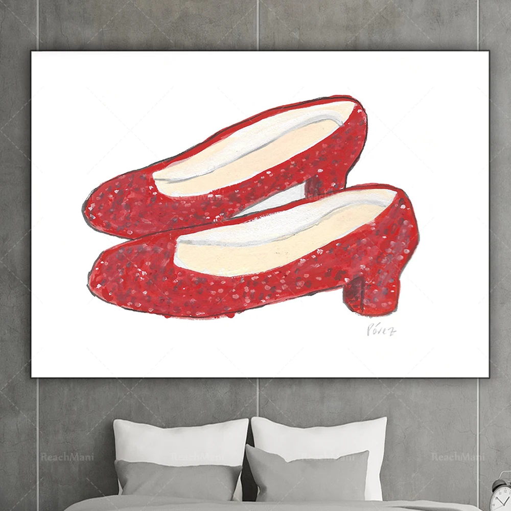Ruby red shoes prints, red shoes prints, fashion women's shoes wall art decoration poster canvas printing
Ruby red shoes prints, red shoes prints, fashion women's shoes wall art decoration poster canvas printing