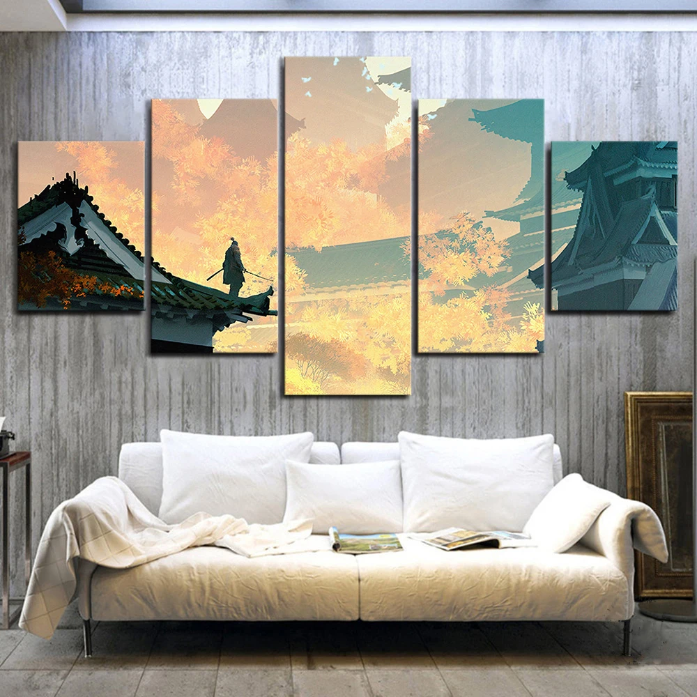 No Framed 5 Pieces Sekiro Shadows Die Twice Game Gift HD Wall Art Canvas Posters Pictures Paintings Home for Living Room Decor
No Framed 5 Pieces Sekiro Shadows Die Twice Game Gift HD Wall Art Canvas Posters Pictures Paintings Home for Living Room Decor