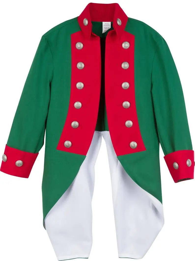 18th century men's royal military green uniform jacket tailcoat colonial medieval men regency tailcoat George Washington jacket
18th century men's royal military green uniform jacket tailcoat colonial medieval men regency tailcoat George Washington jacket