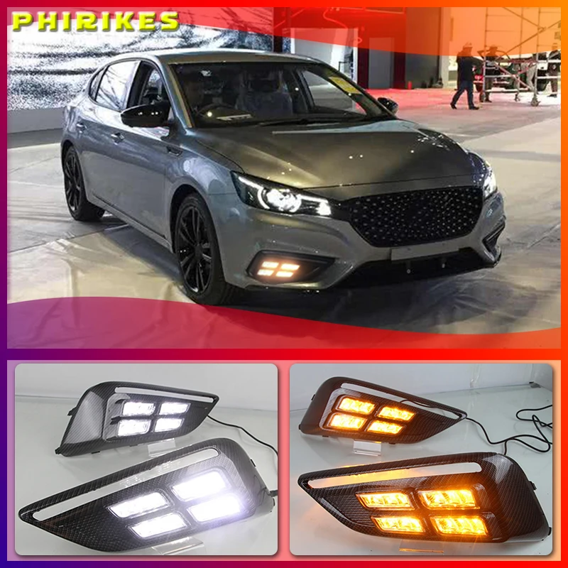 For MG MG6 2017 2018 2019 LED DRL daytime running light with Dynamics moving flash turn signal and blue night light
For MG MG6 2017 2018 2019 LED DRL daytime running light with Dynamics moving flash turn signal and blue night light