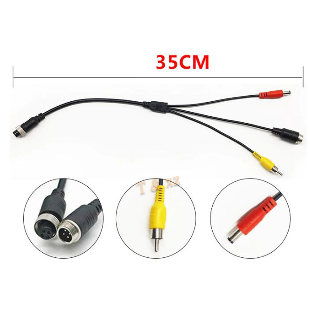 Car Reversing Image Cable Aviation Male Female Head To RCA+DC Cord Copper Car Surveillance Video Recorder Adapter Cable
Car Reversing Image Cable Aviation Male Female Head To RCA+DC Cord Copper Car Surveillance Video Recorder Adapter Cable