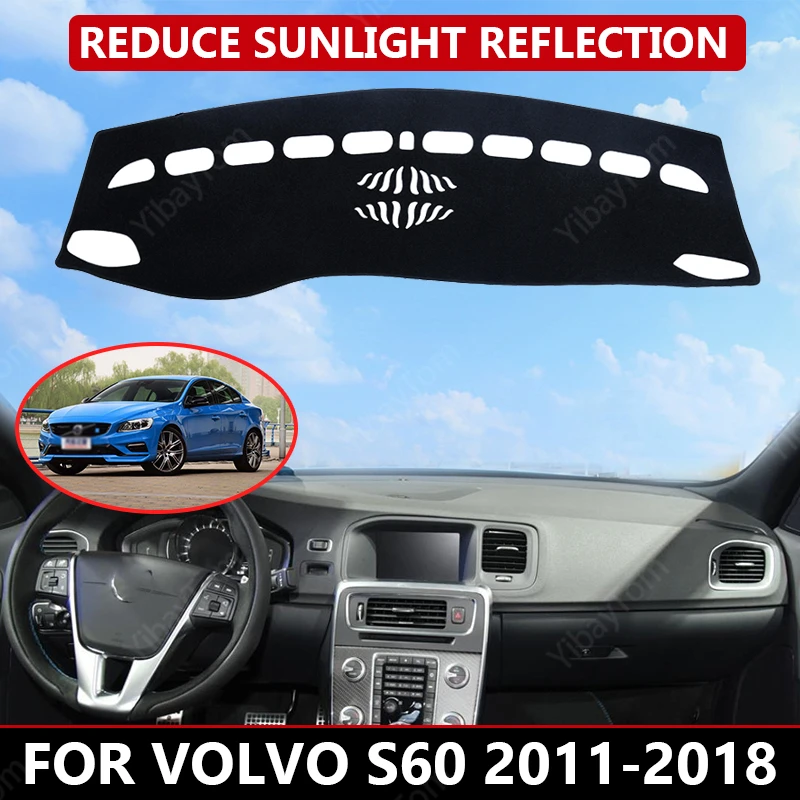 Коврик для приборной панели для VOLVO S60 2011-2018, бархатный чехол для автомобильной панели, черные блоки пыли, снижает шум, автомобильные аксессуары
Коврик для приборной панели для VOLVO S60 2011-2018, бархатный чехол для автомобильной панели, черные блоки пыли, снижает шум, автомобильные аксессуары