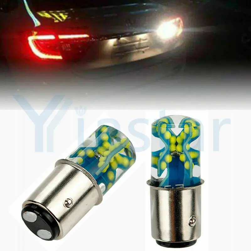 Yiastar 50x 6000K White 1157 BAY15D Strobe Flash 48SMD LED Tail Stop Brake Light Bulbs
Yiastar 50x 6000K White 1157 BAY15D Strobe Flash 48SMD LED Tail Stop Brake Light Bulbs