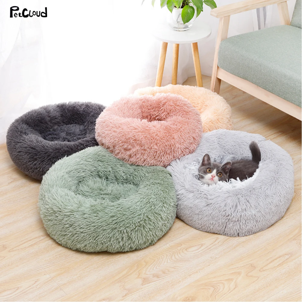 Soft Long Plush Warm Pet Mat Round Fluffy Cat Bed Cute Sleeping Basket Lightweight Cat House Comfortable Touch Kennel PetCloud
Soft Long Plush Warm Pet Mat Round Fluffy Cat Bed Cute Sleeping Basket Lightweight Cat House Comfortable Touch Kennel PetCloud