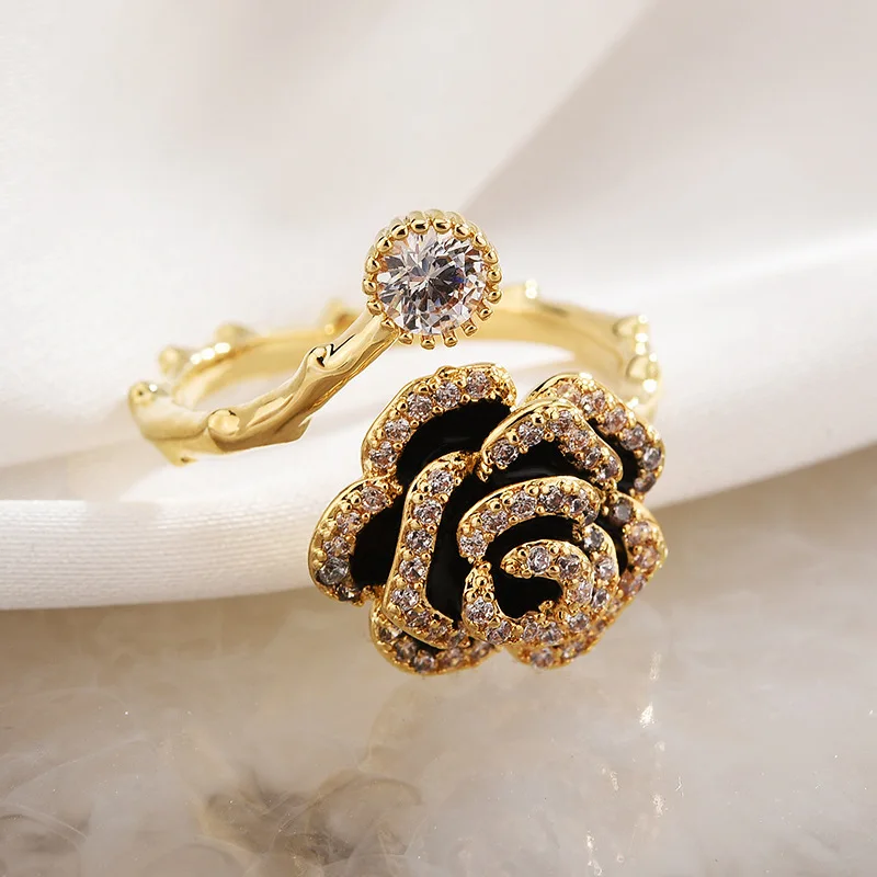 Vintage Rose Ring For Women Simple Temperament Flower Personality Engagement Jewelry Fashion Jewelry
Vintage Rose Ring For Women Simple Temperament Flower Personality Engagement Jewelry Fashion Jewelry