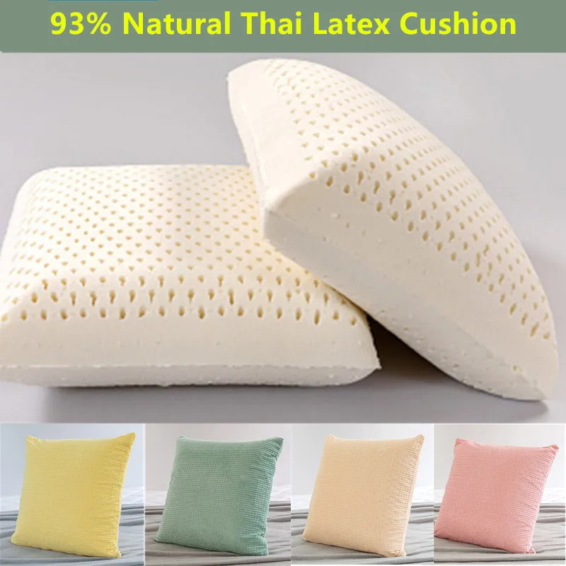 93% Natural Latex Seating Cushion Pillow Sofa Chair Seat Cushion Lumbar Neck Support Nap Pillow for home office car Latex Mat
93% Natural Latex Seating Cushion Pillow Sofa Chair Seat Cushion Lumbar Neck Support Nap Pillow for home office car Latex Mat