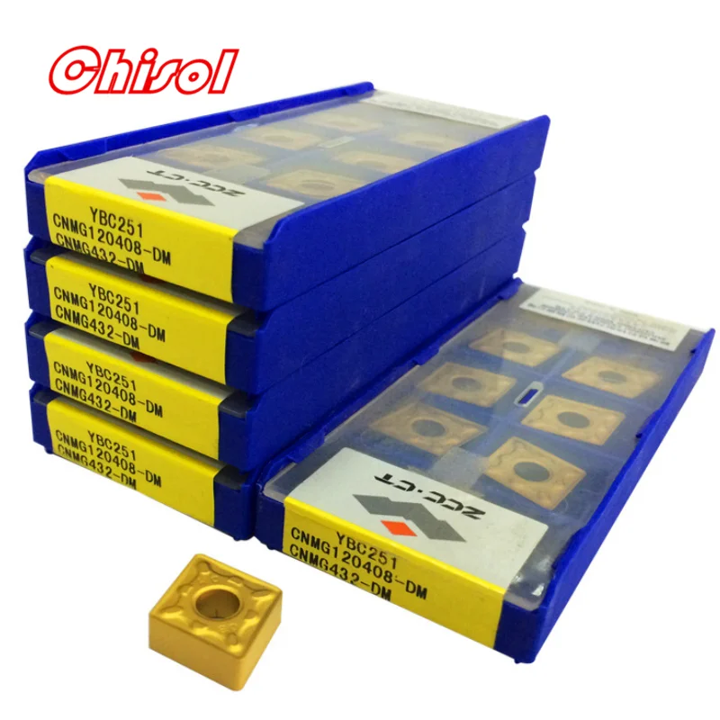 Original CNMG120404-DM CNMG120408-DM YBC252 YBC251 CNC Carbide Turning Inserts Cutting Blade Good Performance For Steel
Original CNMG120404-DM CNMG120408-DM YBC252 YBC251 CNC Carbide Turning Inserts Cutting Blade Good Performance For Steel