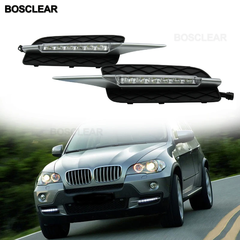 For BMW X5 E70 2007 2008 2009 2010 LED DRL Daytime Running Lights Daylight front bumper Fog HeadLamp Light Cover car Accessories
For BMW X5 E70 2007 2008 2009 2010 LED DRL Daytime Running Lights Daylight front bumper Fog HeadLamp Light Cover car Accessories