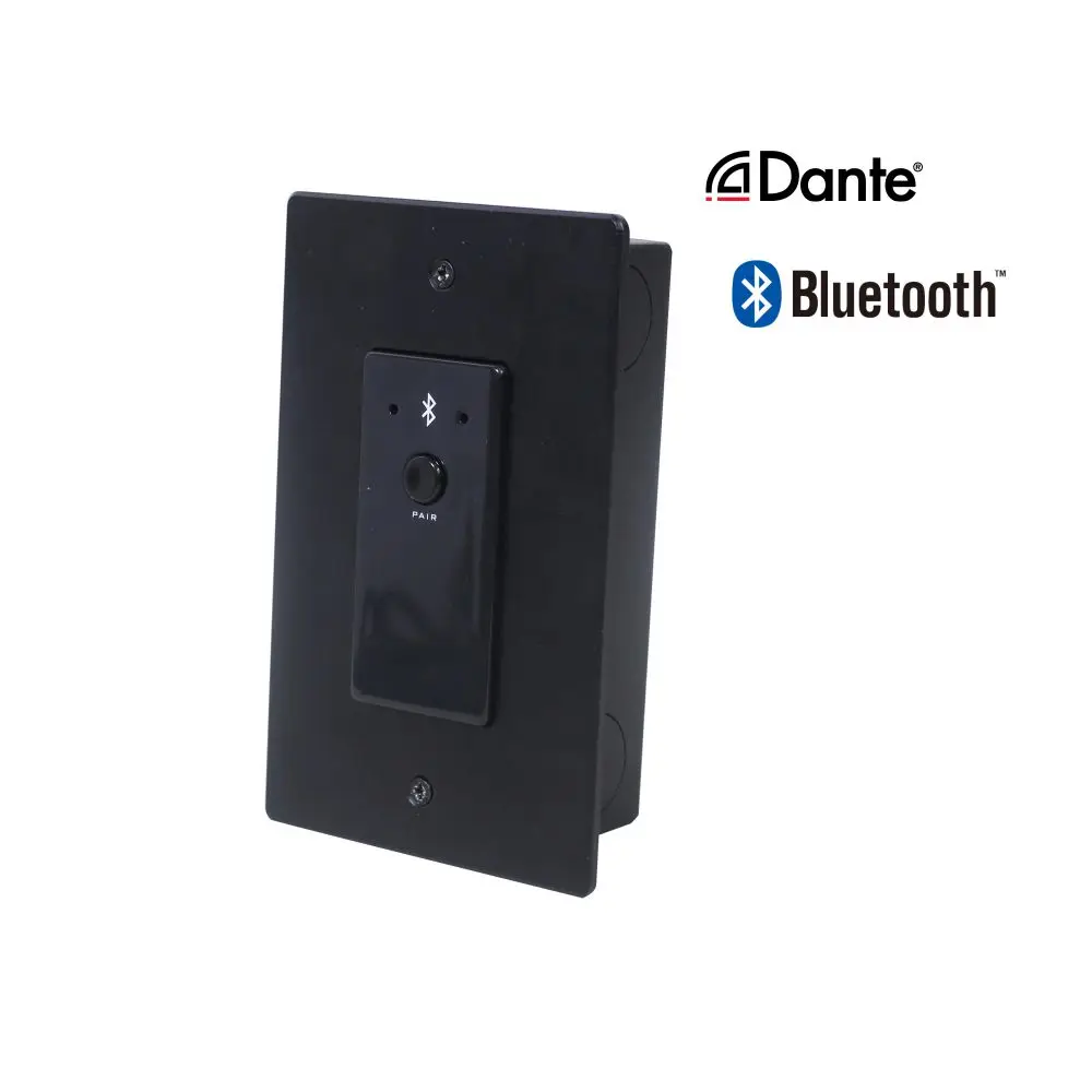 Professional Audio Dante Bluetooth 5.0 2 Channels Mini In Wall Mounted Panel Controller Supporting PoE Power Supply with CAT5/6
Professional Audio Dante Bluetooth 5.0 2 Channels Mini In Wall Mounted Panel Controller Supporting PoE Power Supply with CAT5/6
