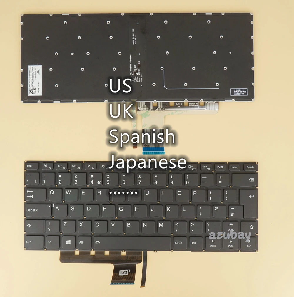 US UK Spanish Japanese Keyboard For Lenovo PM4L-SP PM4LB-US PM4LB-UK PM4LB-JAP NSK-BXABN SN20K81832
US UK Spanish Japanese Keyboard For Lenovo PM4L-SP PM4LB-US PM4LB-UK PM4LB-JAP NSK-BXABN SN20K81832