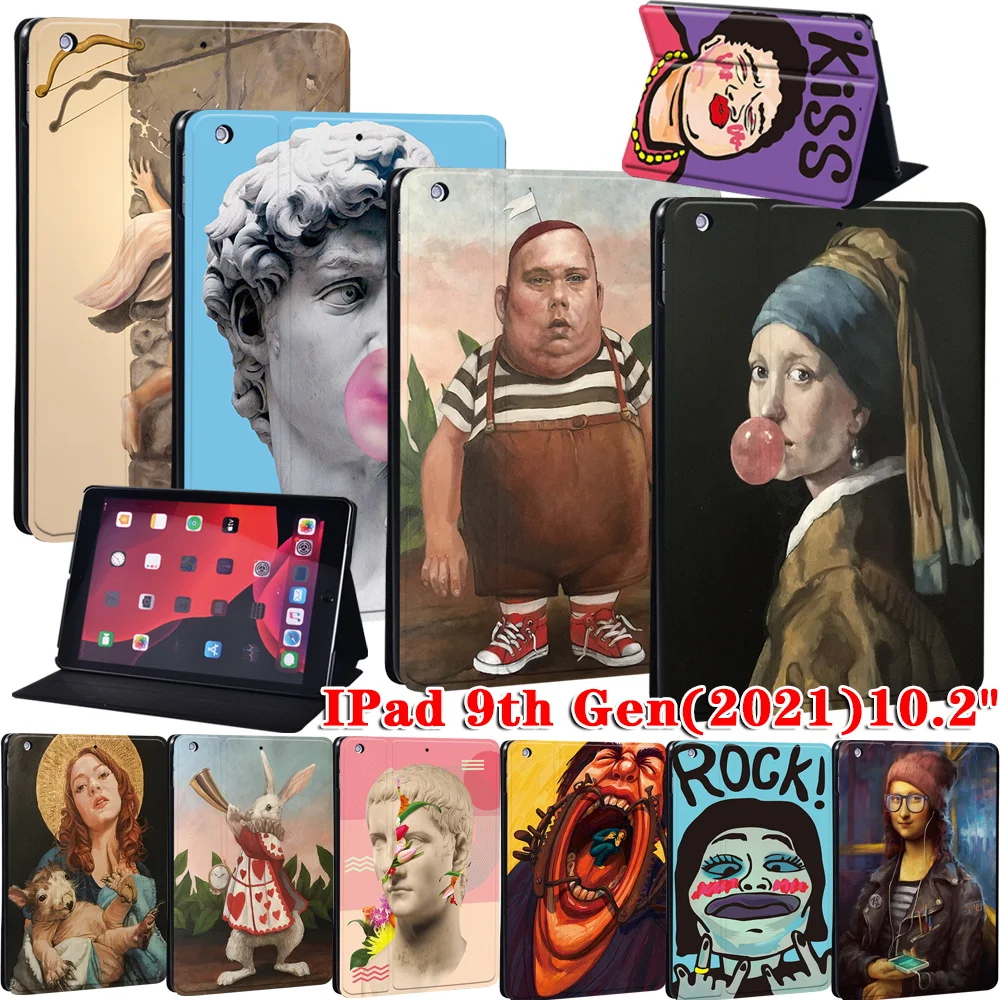 Funny Pattern Tablet Case for IPad 10.2 Inch 2021 Folding Stand Case PU Leather Full Cover for Ipad 9th Generation 10.2"
Funny Pattern Tablet Case for IPad 10.2 Inch 2021 Folding Stand Case PU Leather Full Cover for Ipad 9th Generation 10.2"