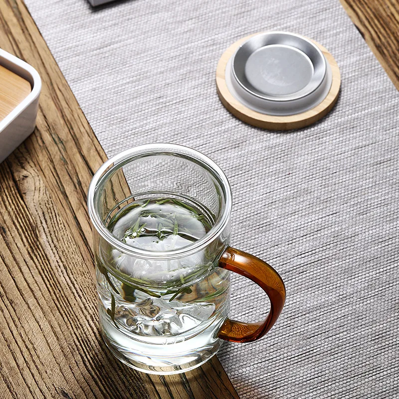 Chinese Style Glass Mug with Lid Filter, Coffee Cups, Tea Set Mugs, Beer Drink, Office Mug, Transparent Drinkware, New
Chinese Style Glass Mug with Lid Filter, Coffee Cups, Tea Set Mugs, Beer Drink, Office Mug, Transparent Drinkware, New