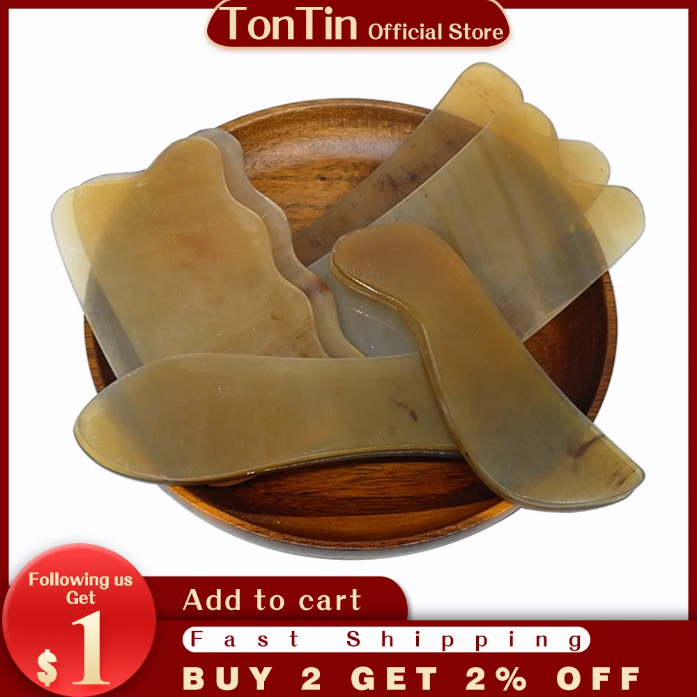 Tontin 100% Yellow Ox Horn Beauty Guasha Scraping Tool Thin Arm Leg Slimming V Line Face Massage Plate Healthcare Board
Tontin 100% Yellow Ox Horn Beauty Guasha Scraping Tool Thin Arm Leg Slimming V Line Face Massage Plate Healthcare Board