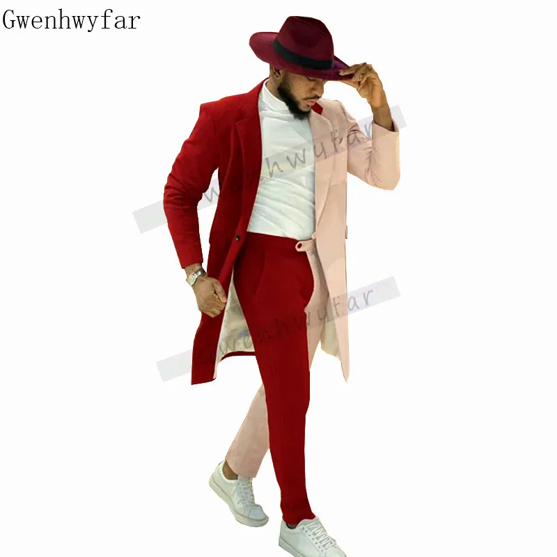 Gwenhwyfar 2023 New Style Splicing Mens Suits Men's Blazer Pants Slim Fit Wedding Male Groom Tuxedos Suit For Prom (Jacket+Pants
Gwenhwyfar 2023 New Style Splicing Mens Suits Men's Blazer Pants Slim Fit Wedding Male Groom Tuxedos Suit For Prom (Jacket+Pants