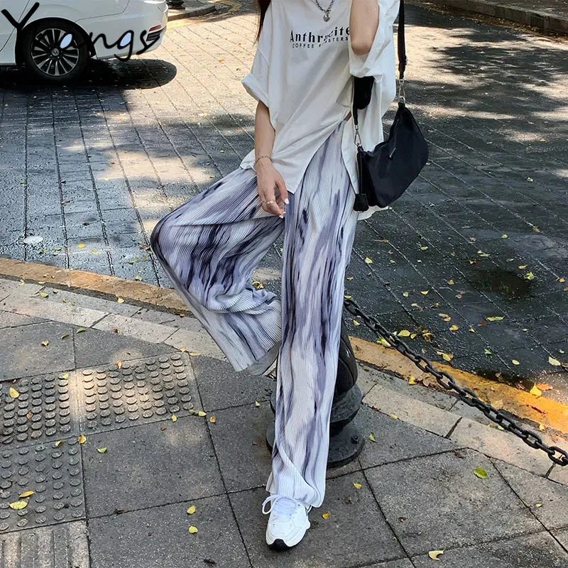 Casual Korean Straight Tie Dye Baggy Pants Women Harajuku Aesthetic Pleated Wide Leg Pants Streetwear Loose High Waist Pants NEW
Casual Korean Straight Tie Dye Baggy Pants Women Harajuku Aesthetic Pleated Wide Leg Pants Streetwear Loose High Waist Pants NEW