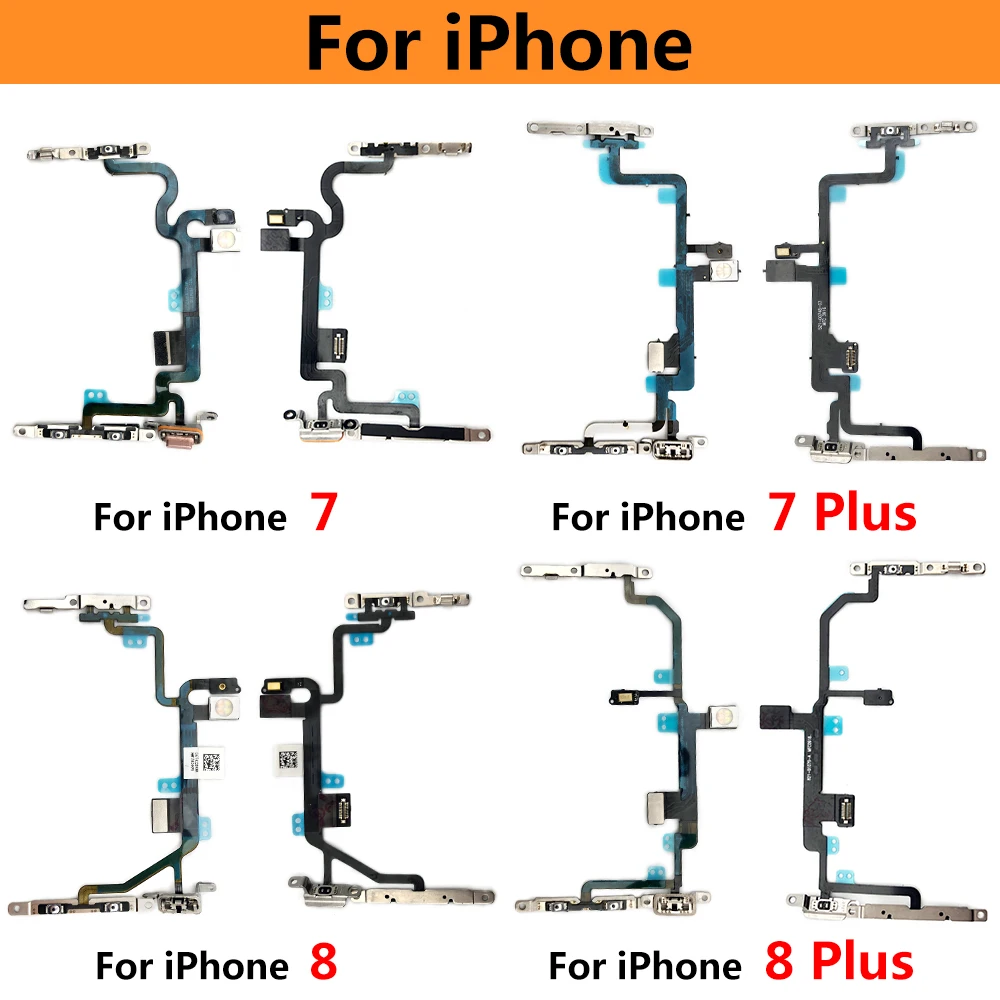 New Power Switch On/Off Button Volume control Key Button Flex Cable For IPhone 7 8 Plus X XR XS Max
New Power Switch On/Off Button Volume control Key Button Flex Cable For IPhone 7 8 Plus X XR XS Max