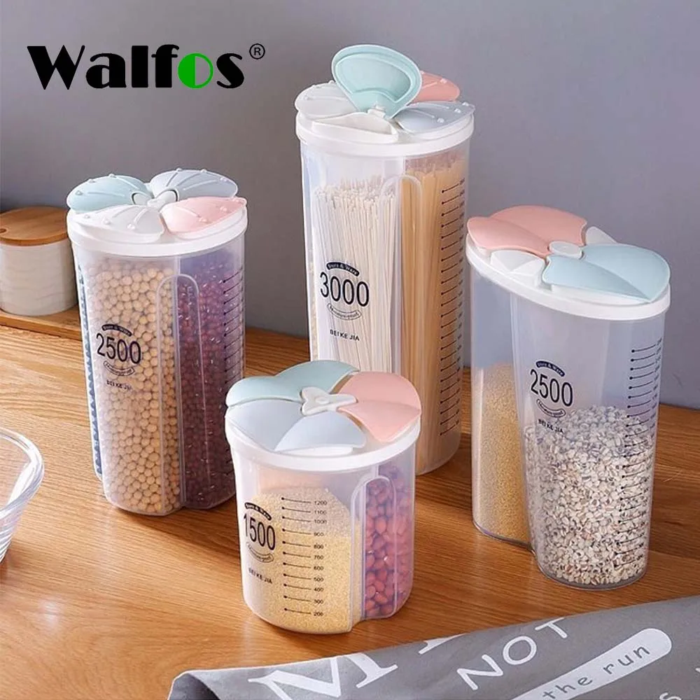 Walfos Kitchen food storage Cereal Dispenser Storage Box Dry Food Rice Container Storage Case Flour Grain Storage Bottle
Walfos Kitchen food storage Cereal Dispenser Storage Box Dry Food Rice Container Storage Case Flour Grain Storage Bottle