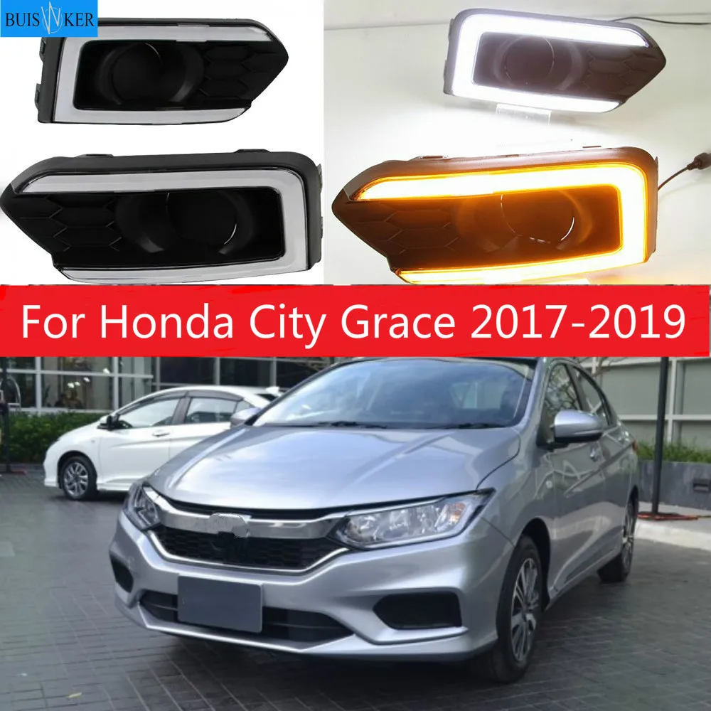 Turn Yellow Signal Relay Waterproof ABS 12V Car Lamp DRL LED Daytime Running Light Fog Lamp For Honda City Grace 2017 2018 2019
Turn Yellow Signal Relay Waterproof ABS 12V Car Lamp DRL LED Daytime Running Light Fog Lamp For Honda City Grace 2017 2018 2019