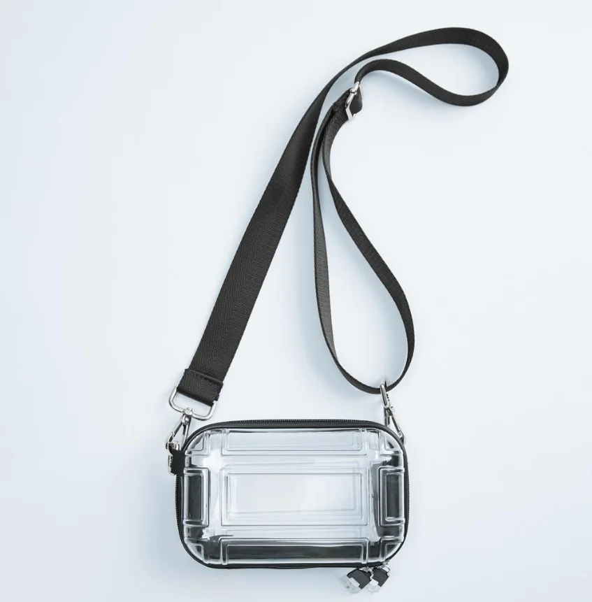 casual versatile women lady girl gift pvc transparent hard box bag mini Messenger Bag Cosmetic Bag
casual versatile women lady girl gift pvc transparent hard box bag mini Messenger Bag Cosmetic Bag