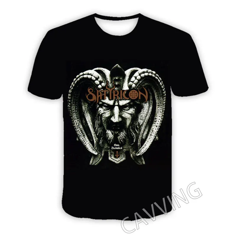 CAVVING 3D Printed SATYRICON BAND Casual T-shirts Hip Hop Tee Shirts Harajuku Styles Tops Clothing for Men/women
CAVVING 3D Printed SATYRICON BAND Casual T-shirts Hip Hop Tee Shirts Harajuku Styles Tops Clothing for Men/women