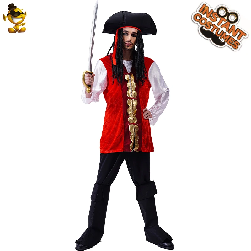 Man Pirate Costume for Purim Party Pirate Costume Halloween Cosplay Party Dress Up Clothing for Adult
Man Pirate Costume for Purim Party Pirate Costume Halloween Cosplay Party Dress Up Clothing for Adult
