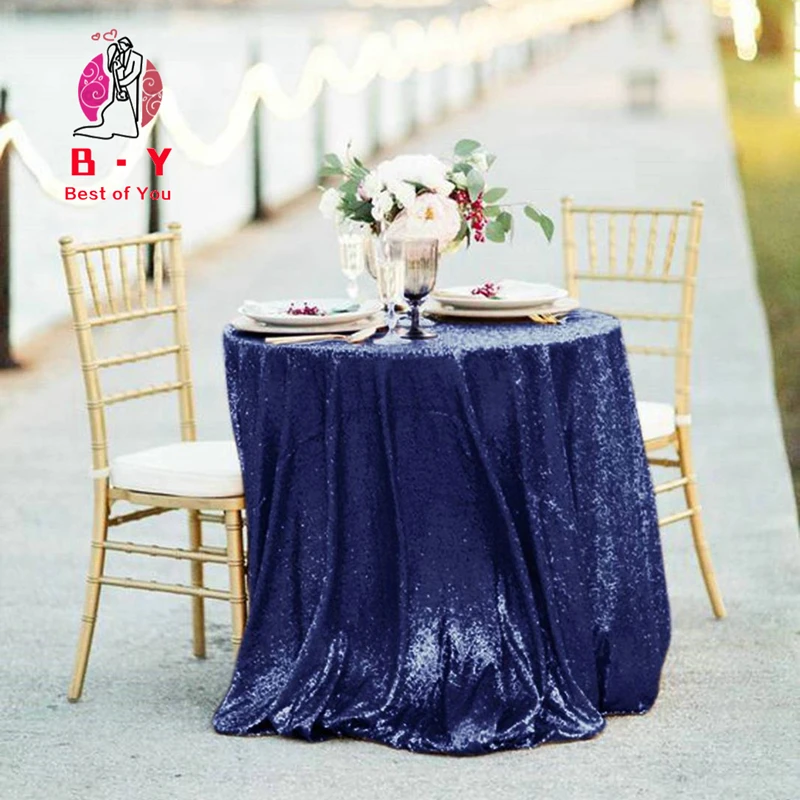 B·Y 50inch-125cm Round Sequin Tablecloth Navy Blue Sequin Table Cover for Christmas Party Wedding Decor
B·Y 50inch-125cm Round Sequin Tablecloth Navy Blue Sequin Table Cover for Christmas Party Wedding Decor