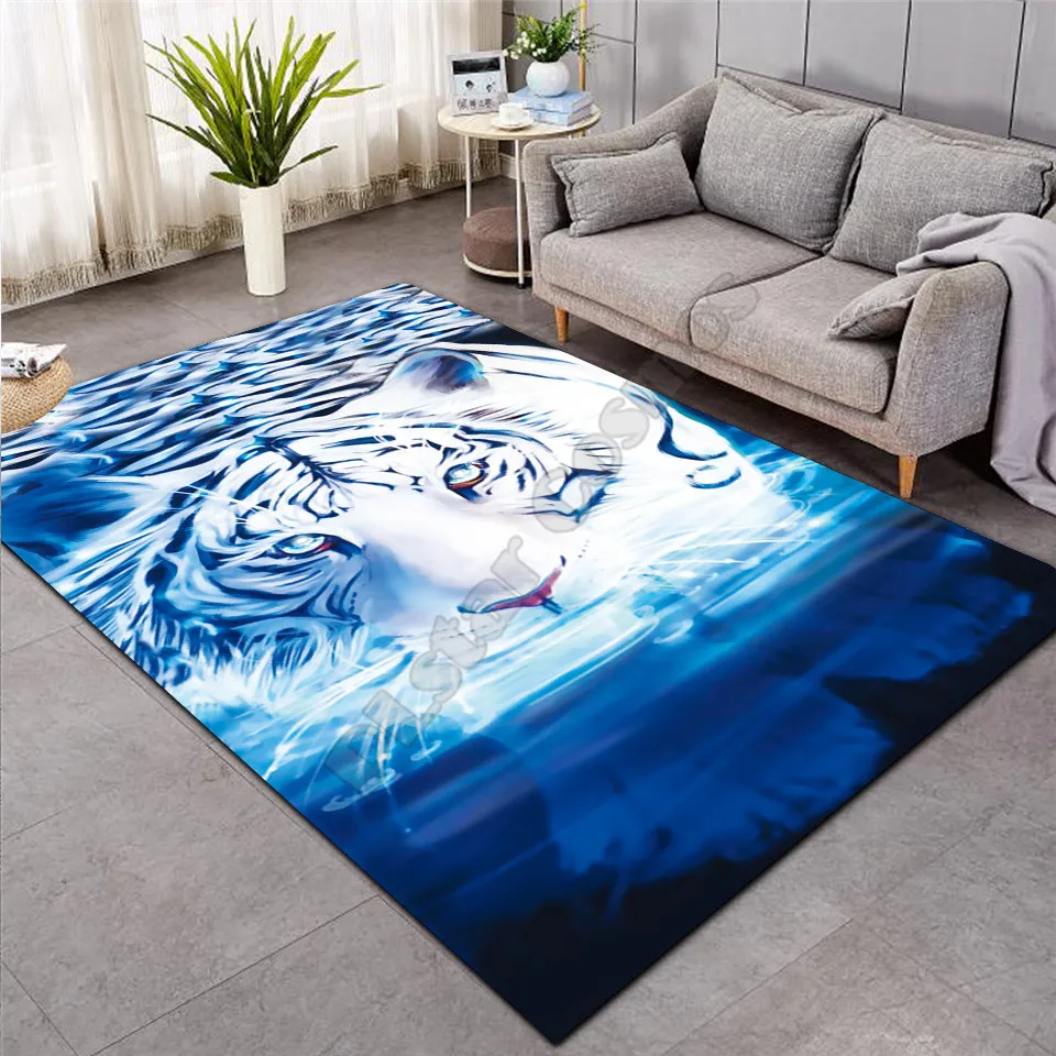 White Tiger 3D Printed Carpet Mat for Living Room Doormat Flannel Print Bedroom Non-slip Floor Rug 01
White Tiger 3D Printed Carpet Mat for Living Room Doormat Flannel Print Bedroom Non-slip Floor Rug 01