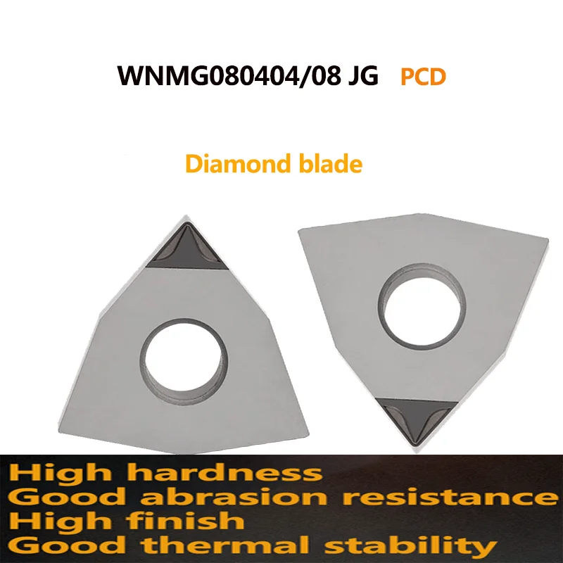 1 шт. WNMG080404 JG WNMG080408 JG PCD вставка высокая твердость WNMG алмазное лезвие токарный станок с ЧПУ инструмент для обработки алюминия меди
1 шт. WNMG080404 JG WNMG080408 JG PCD вставка высокая твердость WNMG алмазное лезвие токарный станок с ЧПУ инструмент для обработки алюминия меди