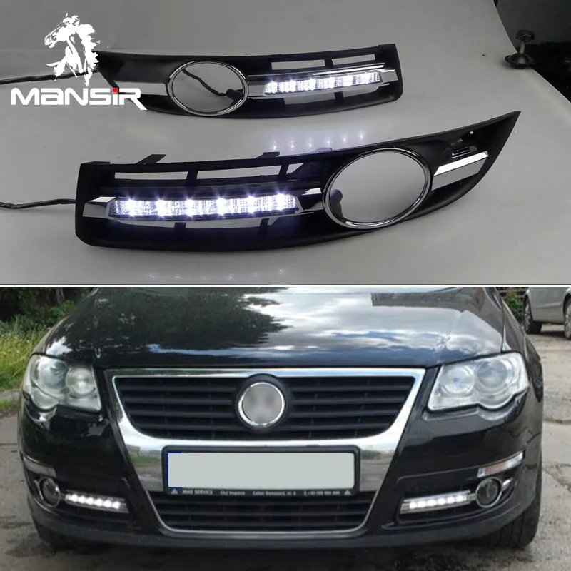 LED Daylights For Volkswagen VW Passat B6 2007 2008 2009 Car Headlight Bumper Light Daytime Running Light DRL Fog Lamp
LED Daylights For Volkswagen VW Passat B6 2007 2008 2009 Car Headlight Bumper Light Daytime Running Light DRL Fog Lamp