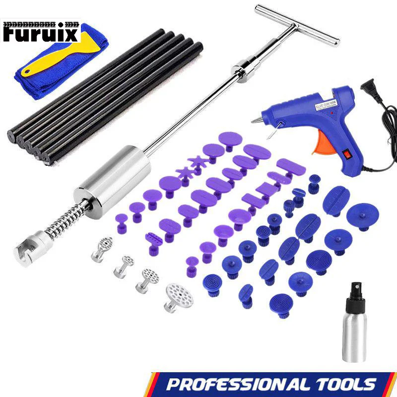 Car Body Paintless Dent Repair Tool Kits Hot Melt Gun with Slide Hammer for Auto Body Dent Removal Minor Dent Deep Dent Removal
Car Body Paintless Dent Repair Tool Kits Hot Melt Gun with Slide Hammer for Auto Body Dent Removal Minor Dent Deep Dent Removal
