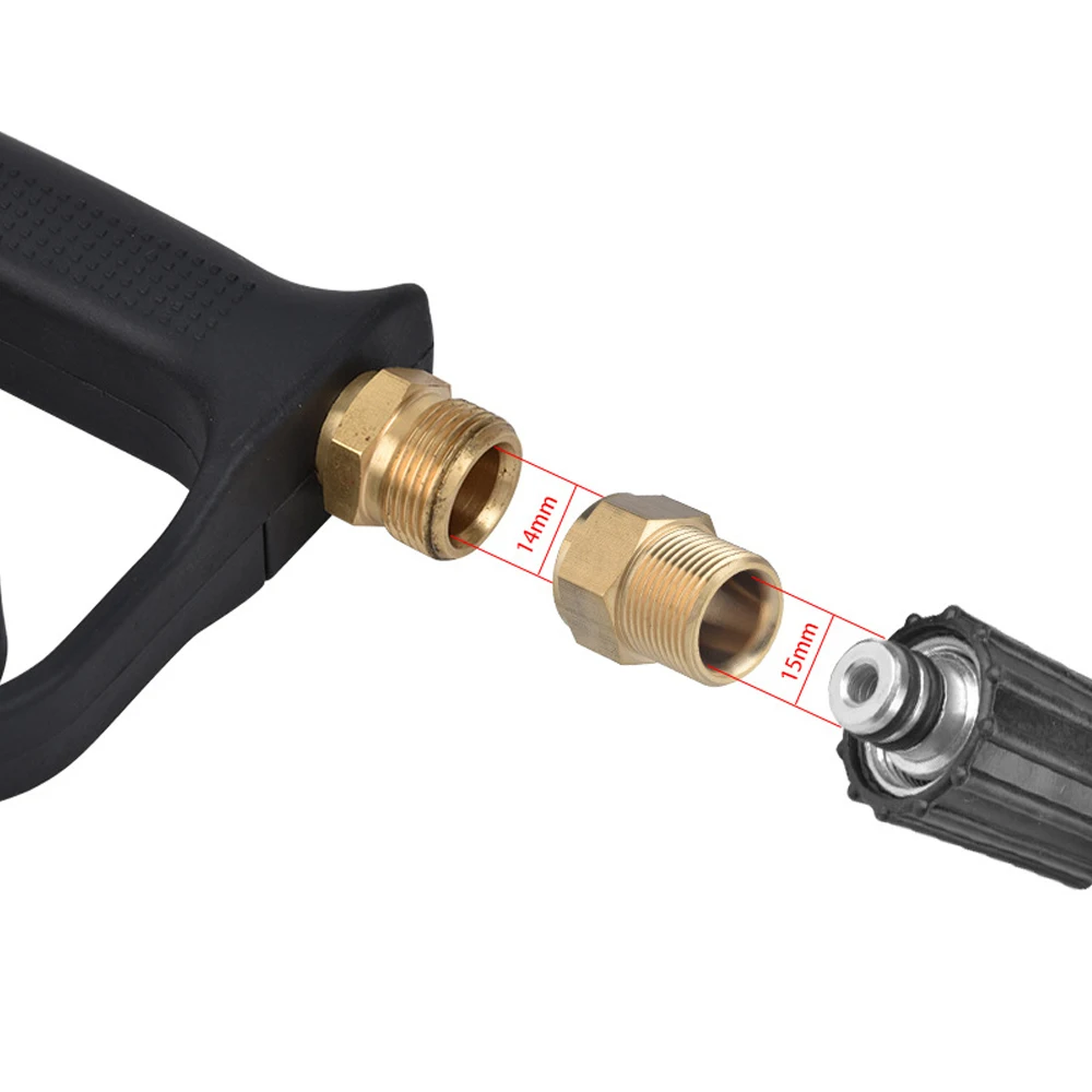 High Pressure Water Gun head adaptor M22/14 conversion M22/15 copper Hose Connector Cleaning Machine Copper Accessories
High Pressure Water Gun head adaptor M22/14 conversion M22/15 copper Hose Connector Cleaning Machine Copper Accessories