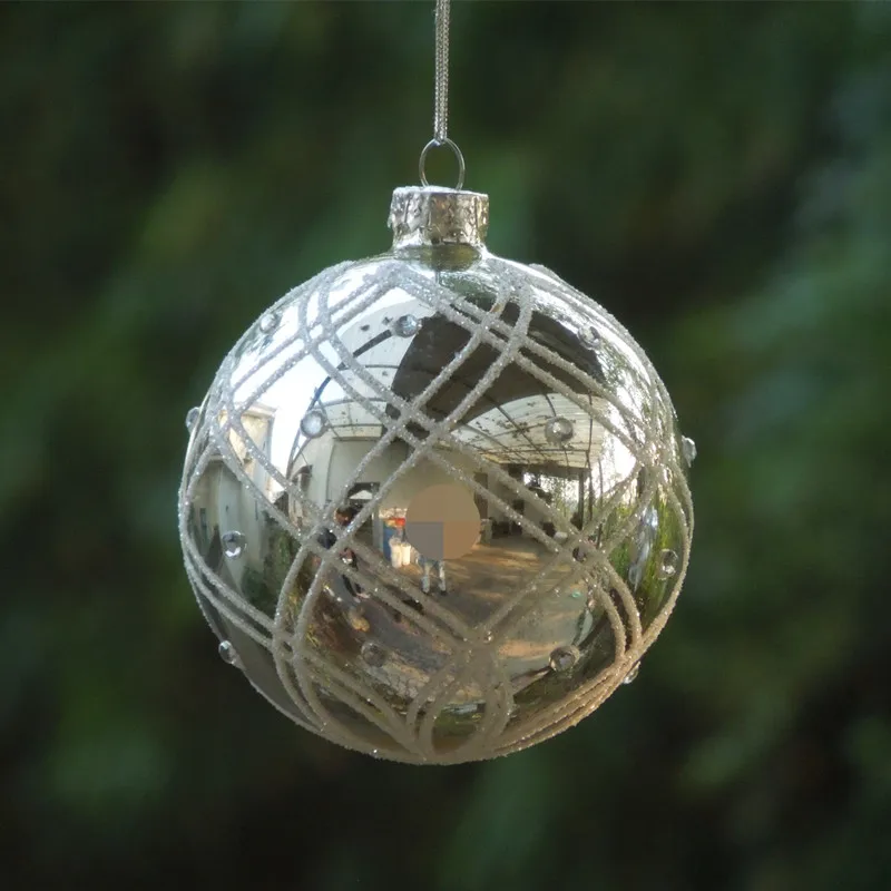 8pcs/pack Diameter=10cm Silver Mirror Glass Ball Christmas Day Tree Decoration Hanging Pendant Festival Wedding Friend Gift
8pcs/pack Diameter=10cm Silver Mirror Glass Ball Christmas Day Tree Decoration Hanging Pendant Festival Wedding Friend Gift