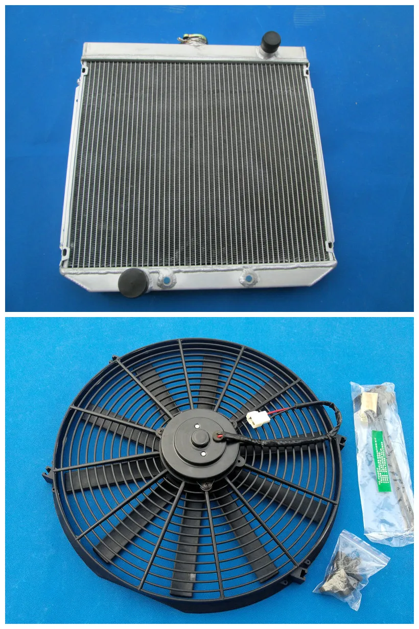 Aluminum Radiator + Fan For Ford 1969-1972 FALCON FAIRLANE XY XW 302 GS GT 351 cleveland Manual/Auto MT/AT 1969 1970 1971 1972
Aluminum Radiator + Fan For Ford 1969-1972 FALCON FAIRLANE XY XW 302 GS GT 351 cleveland Manual/Auto MT/AT 1969 1970 1971 1972