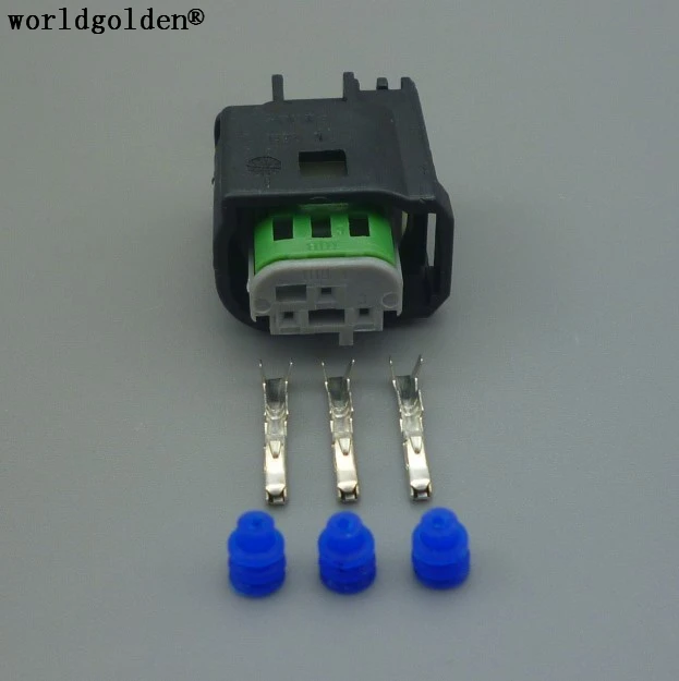 Гнездовой педаль акселератора Worldgolden, 1 комплект, 3p, 0,6 мм, водонепроницаемый Электрический разъем для Benz, BMW, Citroen, Peugeot 2-967642-1
Гнездовой педаль акселератора Worldgolden, 1 комплект, 3p, 0,6 мм, водонепроницаемый Электрический разъем для Benz, BMW, Citroen, Peugeot 2-967642-1