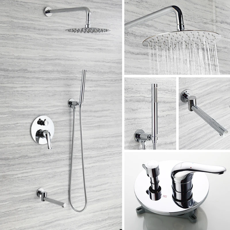 Circular Shower Faucet Set Ceiling Mount Rainfall Bathroom Brass Shower Cold And Hot Mixer Tap Bathtub Shower
Circular Shower Faucet Set Ceiling Mount Rainfall Bathroom Brass Shower Cold And Hot Mixer Tap Bathtub Shower
