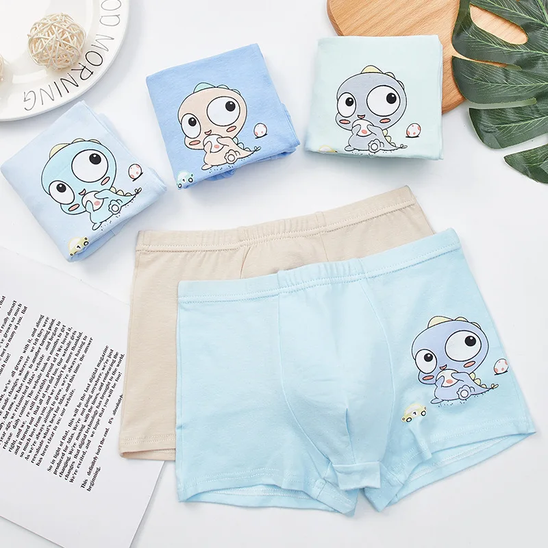 High Quality Children's Underwear for Kids Cartoon Dinosaurs Shorts Soft Cotton Underpants Boys Teenage Striped Panties
High Quality Children's Underwear for Kids Cartoon Dinosaurs Shorts Soft Cotton Underpants Boys Teenage Striped Panties