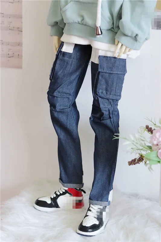 BJD doll clothes fit for 1/3 SD17 SD13 Uncle SSDF size stylish new simple pocket handsome pants jeans blue casual pants men
BJD doll clothes fit for 1/3 SD17 SD13 Uncle SSDF size stylish new simple pocket handsome pants jeans blue casual pants men