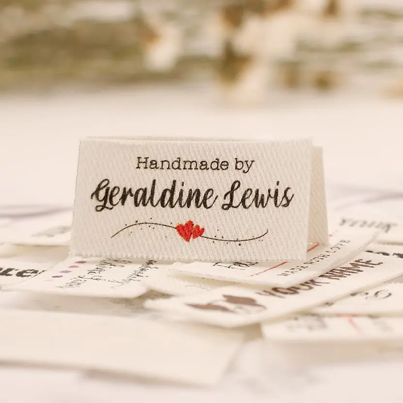 Iron on Name Labels with Logo or Text, Organic Sewing Label, 100% Cotton, 20x40mm, 40 PCs
Iron on Name Labels with Logo or Text, Organic Sewing Label, 100% Cotton, 20x40mm, 40 PCs