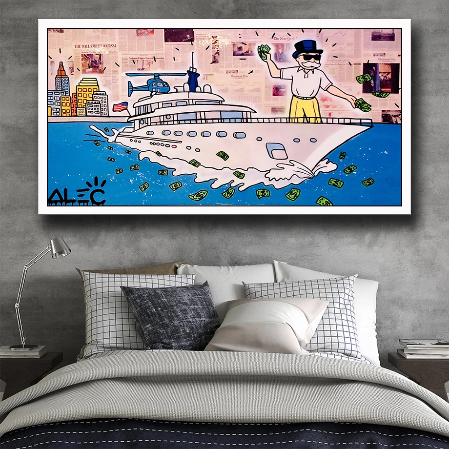 Alec Monopoly Canvas Painting Prints Living Room Home Decoration Modern Wall Art Oil Painting Poster Picture
Alec Monopoly Canvas Painting Prints Living Room Home Decoration Modern Wall Art Oil Painting Poster Picture