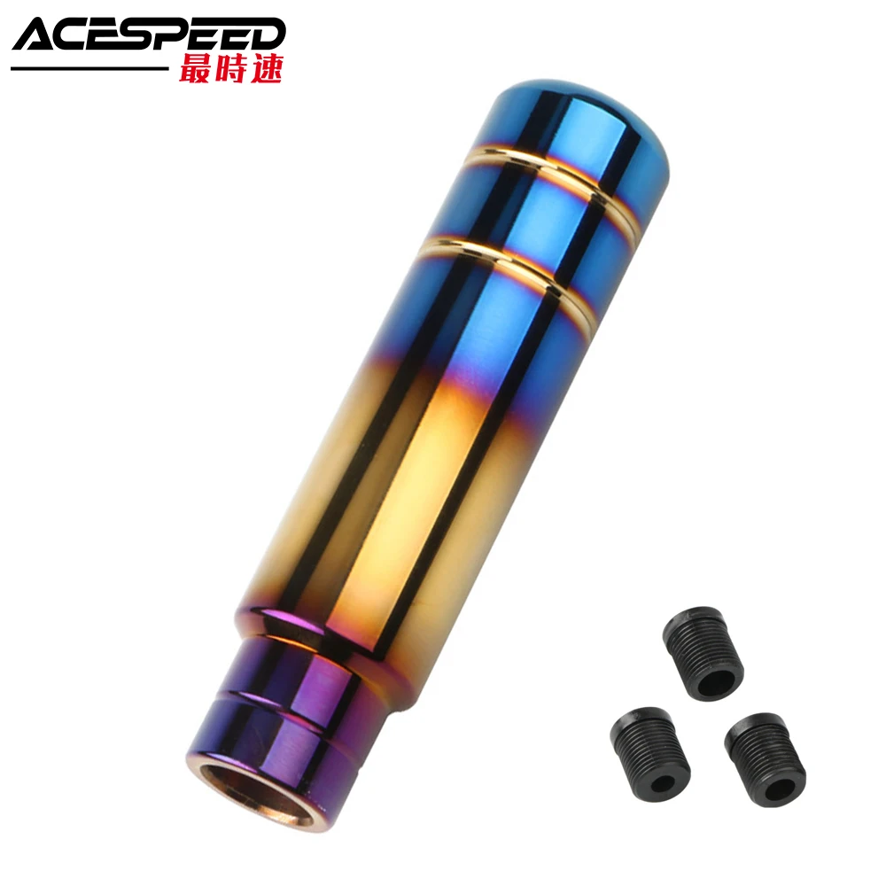 Universal 13cm JDM Burnt Blue Style Gold Gear Shift Knob Shifter Lever Head Aluminum
Universal 13cm JDM Burnt Blue Style Gold Gear Shift Knob Shifter Lever Head Aluminum