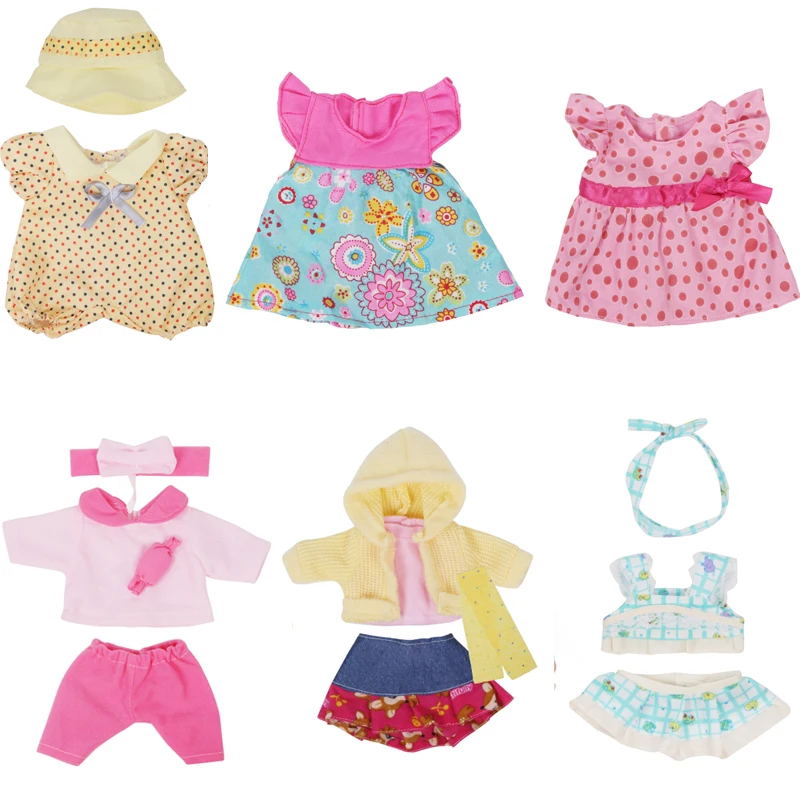 Babies Doll Accessories Clothes Dress For 12 Inch Girls New Born Baby Dolls Girl Toy Gift 6 Pcs Birthday Festival Gift HC0058
Babies Doll Accessories Clothes Dress For 12 Inch Girls New Born Baby Dolls Girl Toy Gift 6 Pcs Birthday Festival Gift HC0058