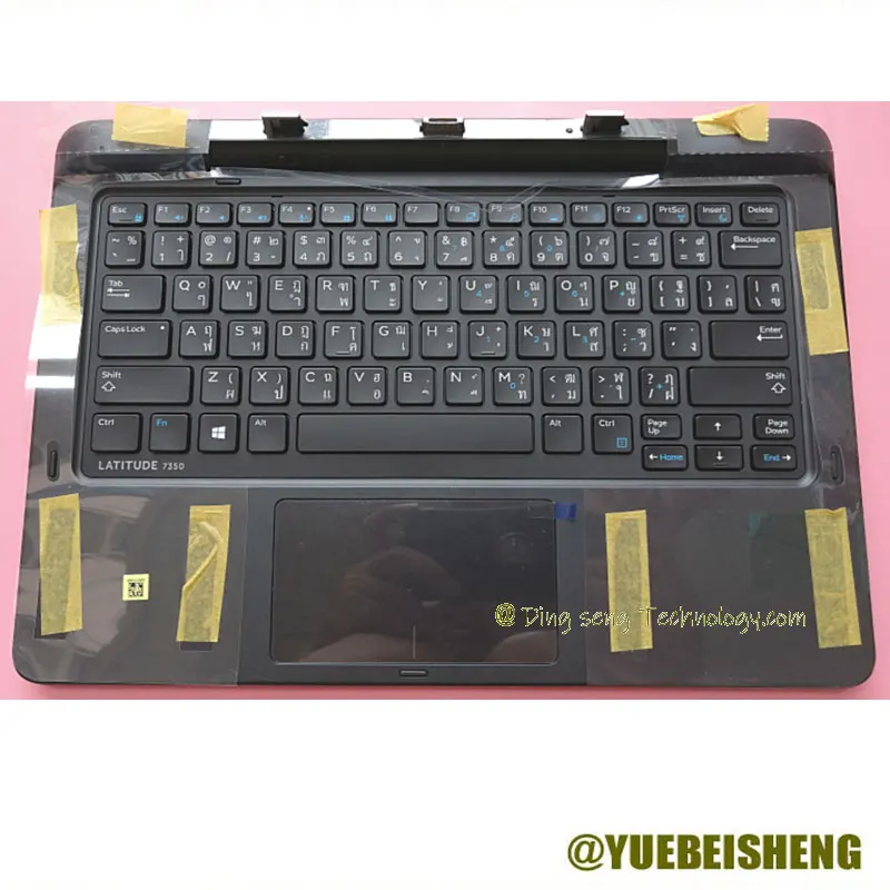YUEBEISHENG New original for Dell Latitude 13 7350 tablet 2-in-1 palmrest Tai keyboard K14A base case 0GM2JY,no battery
YUEBEISHENG New original for Dell Latitude 13 7350 tablet 2-in-1 palmrest Tai keyboard K14A base case 0GM2JY,no battery