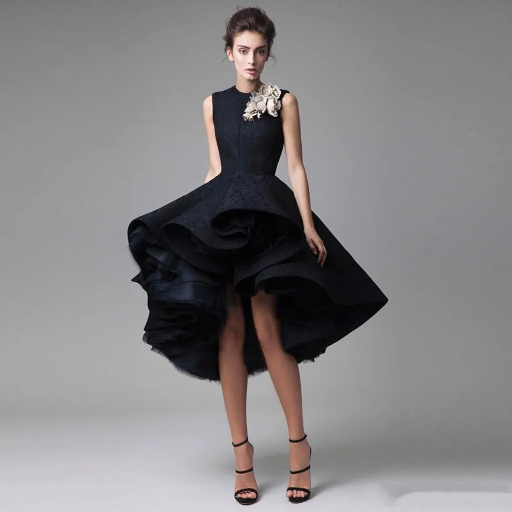 Ball Gown Prom Dresses Hand Made Flower Unique Short Formal Party Evening Dress Knee Length Sleeveless Simple and Elegany
Ball Gown Prom Dresses Hand Made Flower Unique Short Formal Party Evening Dress Knee Length Sleeveless Simple and Elegany