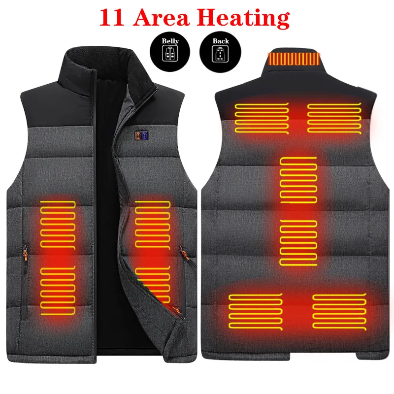 New 11 Heated Vest Jacket Graphene Men Women Coat Clothes Intelligent Electric Heating Thermal Warm Clothes Winter Heated Hunt
New 11 Heated Vest Jacket Graphene Men Women Coat Clothes Intelligent Electric Heating Thermal Warm Clothes Winter Heated Hunt