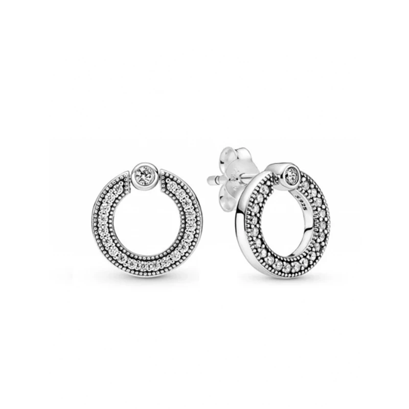 2021 New 925 Sterling Silver Pavé & Logo Circle Reversible Stud Earrings for Women Girls Ear Original Jewelry Brincos Gift
2021 New 925 Sterling Silver Pavé & Logo Circle Reversible Stud Earrings for Women Girls Ear Original Jewelry Brincos Gift