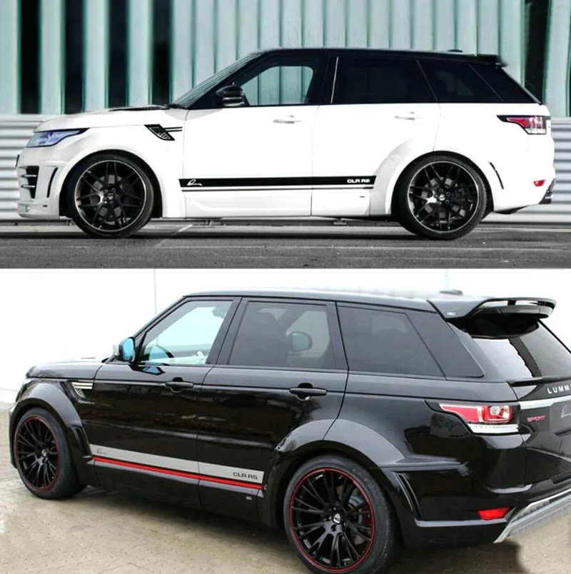 2pcs Body Side Skirt Waist Line Stripes Decal Vinyl Graphics Wrap Stickers for Range Rover Sport 2014 2015 2016 2017 2018
2pcs Body Side Skirt Waist Line Stripes Decal Vinyl Graphics Wrap Stickers for Range Rover Sport 2014 2015 2016 2017 2018