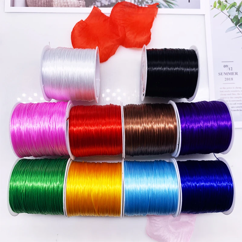 New Strong Stretch Cord 1mm 50m Crystal Clear Elastic String for Bracelets Necklace Jewelry Making, Nylon Round Fish Wire
New Strong Stretch Cord 1mm 50m Crystal Clear Elastic String for Bracelets Necklace Jewelry Making, Nylon Round Fish Wire