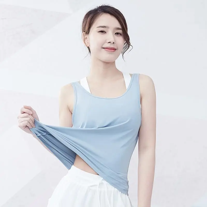 Women's Yoga Vest 2022 New Quick-drying Running Fitness Top Sleeveless Yoga Clothes Beauty Back Outside Loose Breathable Blouse
Women's Yoga Vest 2022 New Quick-drying Running Fitness Top Sleeveless Yoga Clothes Beauty Back Outside Loose Breathable Blouse