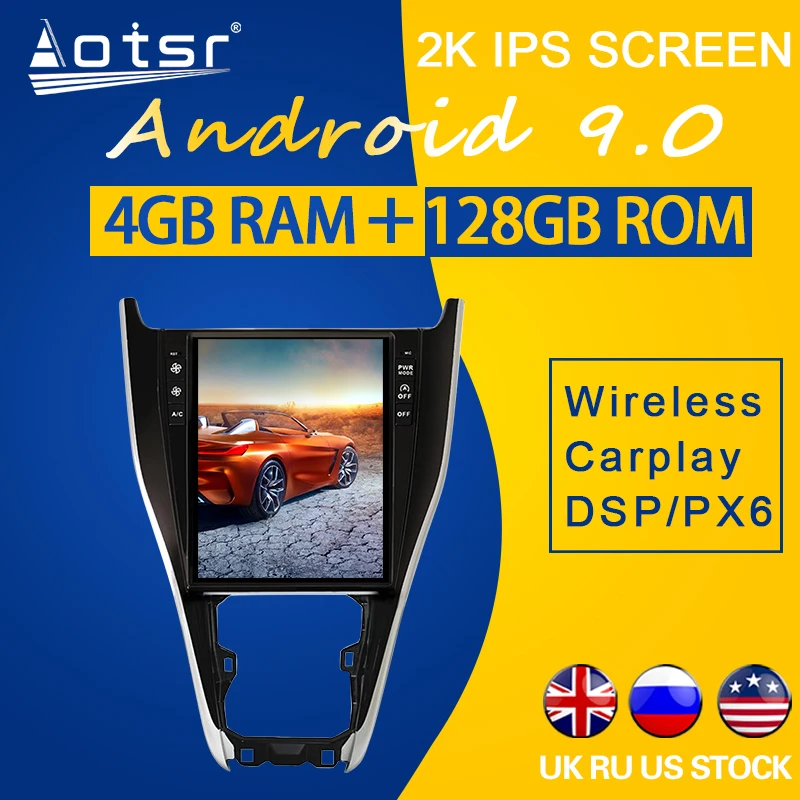 128gb Rom For Toyota Harrier 2013-2018 Android 9.0 Px6 Vertical Screen Car Gps Navigation Multimedia Radio Player
128gb Rom For Toyota Harrier 2013-2018 Android 9.0 Px6 Vertical Screen Car Gps Navigation Multimedia Radio Player